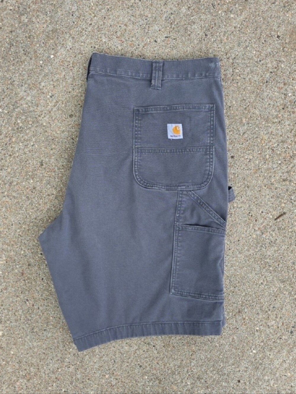 Carhartt Gray Rugged Flex Relaxed Fit  Carpenter Utility Work Shorts Size 44